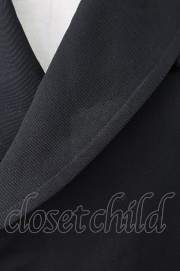 画像3: BPN FOR MEN / Wボタンロングジャケット  黒 T-25-12-21-032-GO-JA-SA-ZT (3)