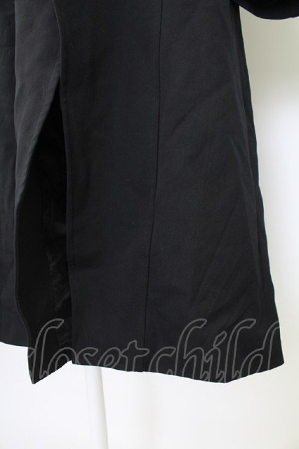 画像5: BPN FOR MEN / Wボタンロングジャケット  黒 T-25-12-21-032-GO-JA-SA-ZT (5)