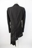 画像2: CIVARIZE / アシンメトリープリーツロングテーラードジャケット 44 黒 T-25-12-21-033-GO-JA-SA-ZT (2)