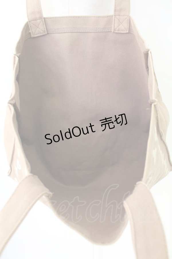 画像3: Innocent World / トランプうさぎトートバッグ  ブラウン T-25-12-21-039-IW-BG-SA-ZT (3)