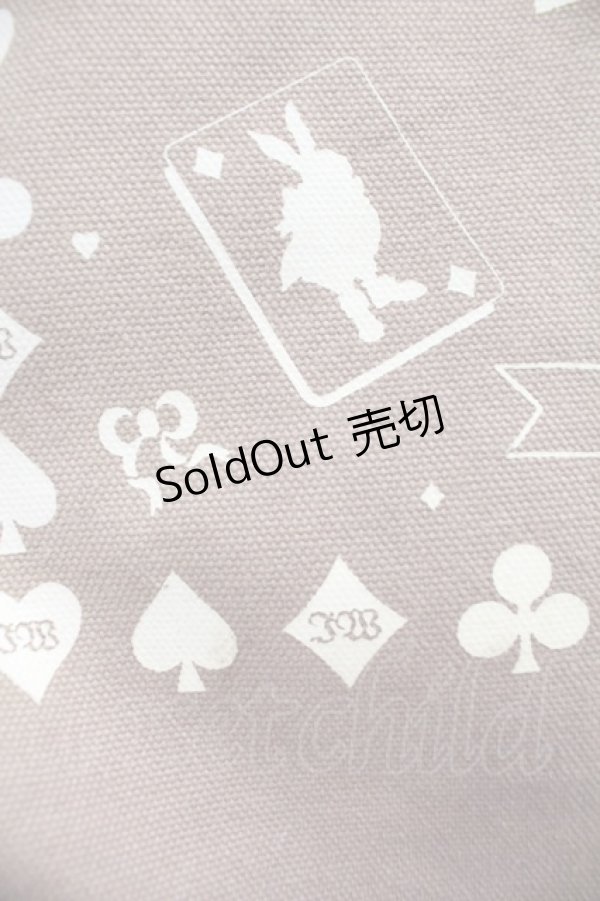 画像4: Innocent World / トランプうさぎトートバッグ  ブラウン T-25-12-21-039-IW-BG-SA-ZT (4)