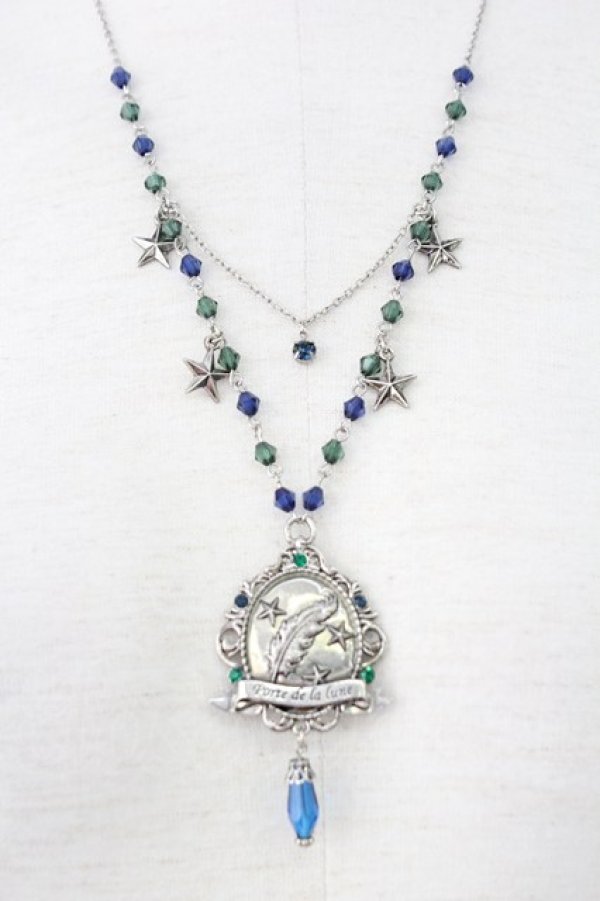 画像1: axes femme / 羽根モチーフネックレス  シルバー T-25-12-21-040-AX-AC-SA-ZT (1)