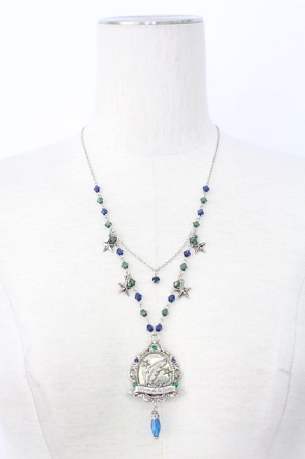 画像2: axes femme / 羽根モチーフネックレス  シルバー T-25-12-21-040-AX-AC-SA-ZT (2)