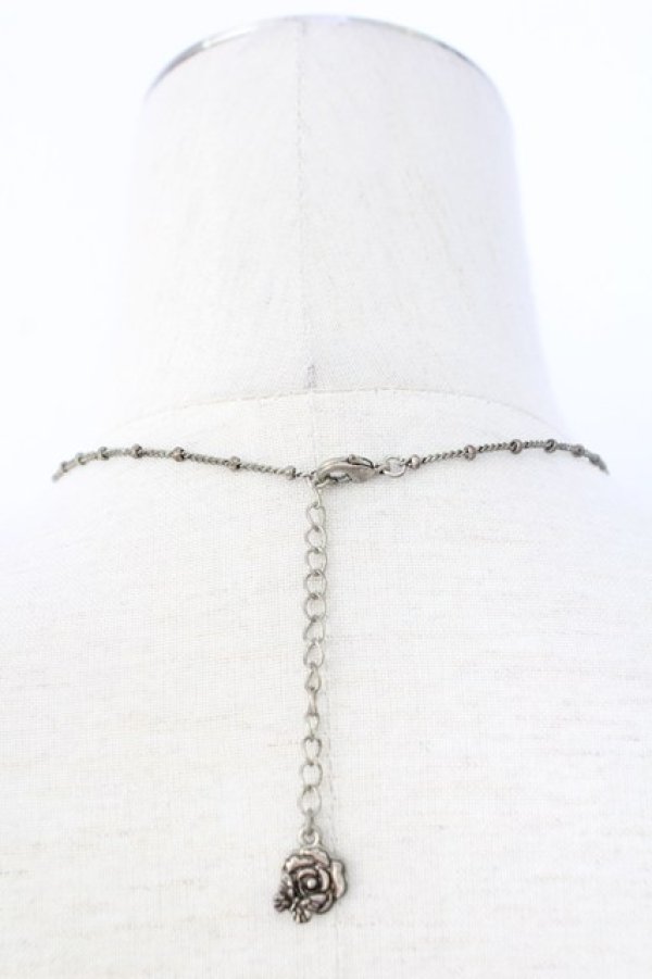 画像3: axes femme / 蝶カメオネックレス  シルバーＸ青Ｘ緑 T-25-12-21-041-AX-AC-SA-ZT (3)