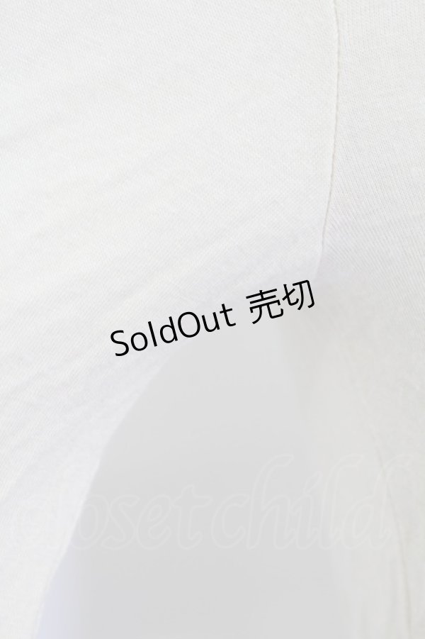 画像4: STEAM / フロントフリル&プリントカットソー  生成り T-25-12-21-003-HN-TO-SA-ZT (4)