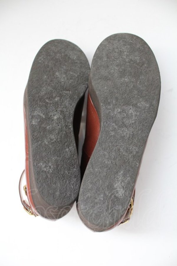 画像6: MILK / Like a dollシューズ L ブラウン T-25-12-21-050-ML-SH-SA-ZT (6)