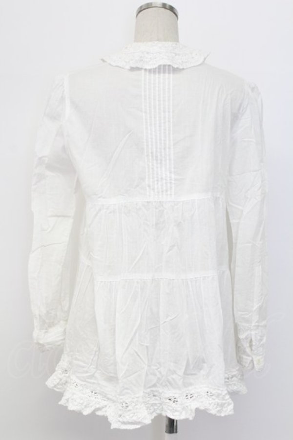 画像2: L`EST ROSE / トップス  白ブラウス T-25-12-21-001-0-TO-SA-ZT (2)