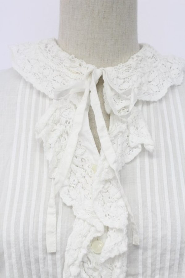 画像3: L`EST ROSE / トップス  白ブラウス T-25-12-21-001-0-TO-SA-ZT (3)