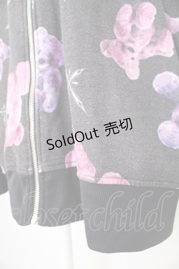 画像3: TRAVAS TOKYO / くまセーラーブルゾン  黒ＸピンクＸパープル T-25-12-21-017-PU-JA-SA-ZT (3)