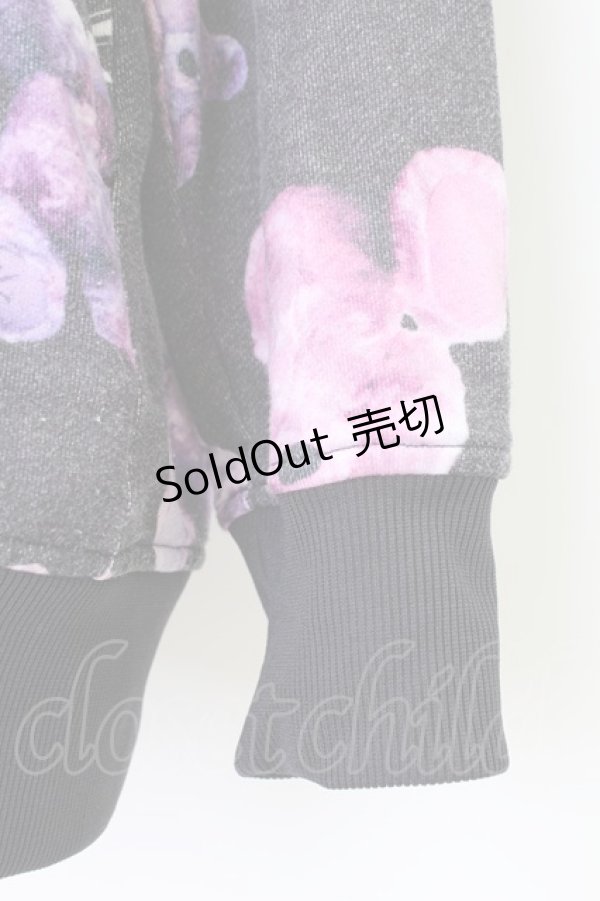 画像4: TRAVAS TOKYO / くまセーラーブルゾン  黒ＸピンクＸパープル T-25-12-21-017-PU-JA-SA-ZT (4)