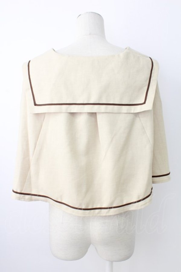 画像2: Kurumi Collaboration / マリンアカデミアケープ L アイボリー T-25-12-21-019-0-JA-SA-ZT (2)