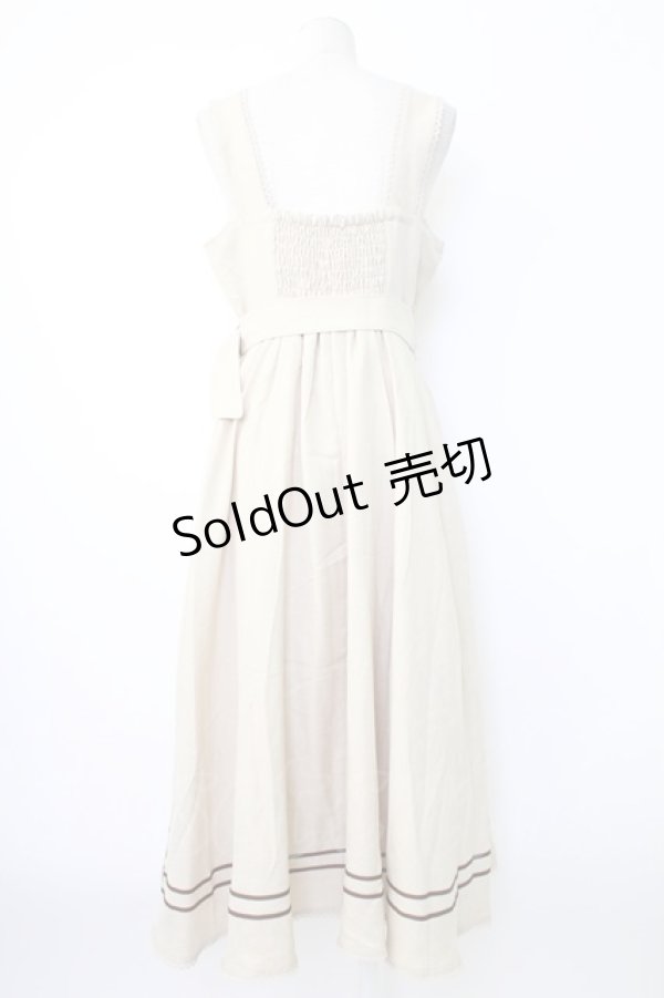 画像2: Kurumi Collaboration / マリンアカデミアジャンパースカート L ベージュ T-25-12-21-024-0-OP-SA-ZT (2)