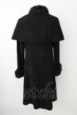 画像2: Jane Marple / ケープ付きコート  黒 T-25-12-21-029-JM-CO-SA-ZT (2)