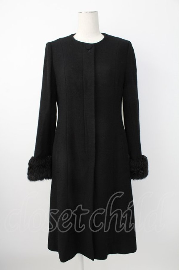 画像3: Jane Marple / ケープ付きコート  黒 T-25-12-21-029-JM-CO-SA-ZT (3)