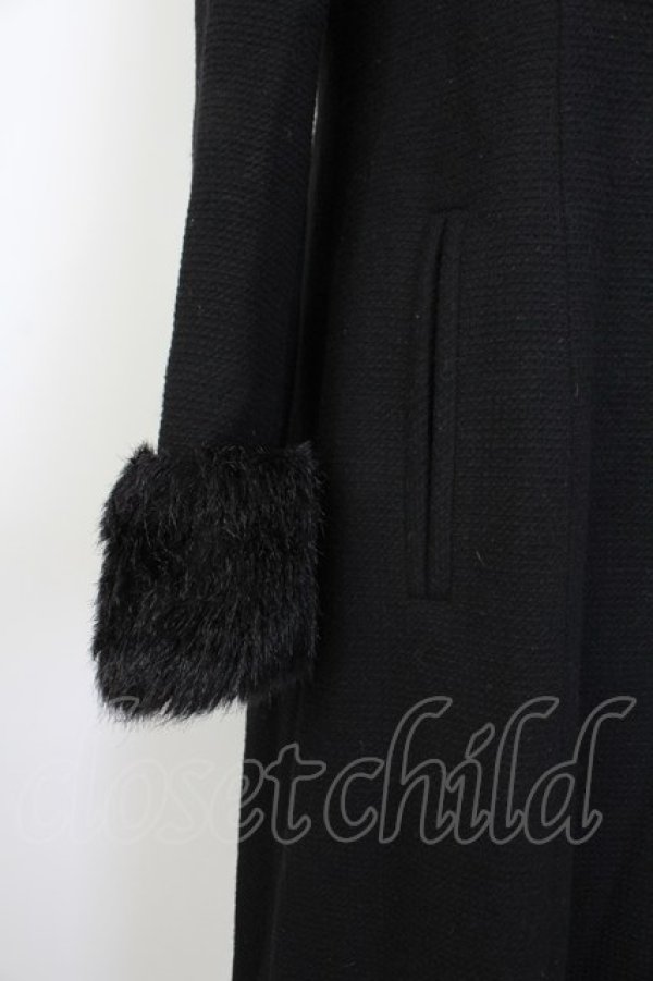 画像4: Jane Marple / ケープ付きコート  黒 T-25-12-21-029-JM-CO-SA-ZT (4)