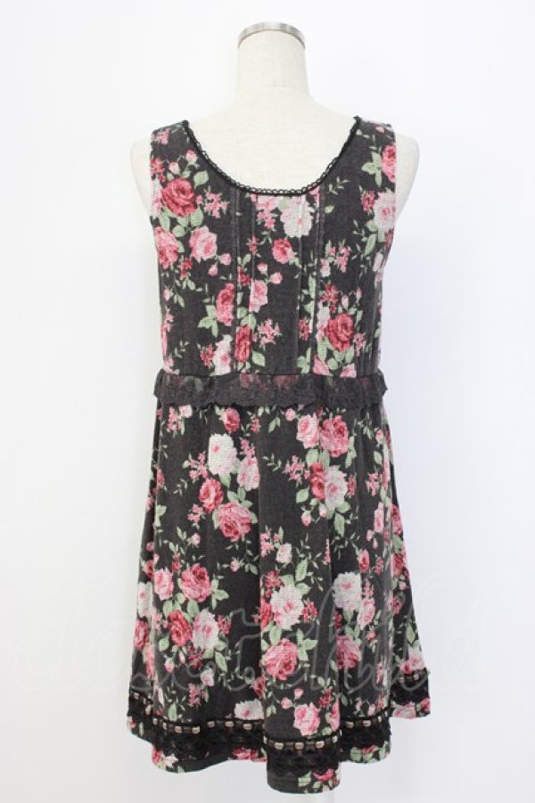 画像2: axes femme / ジャンドレレイヤード風チュニック M クロ T-25-12-22-023-AX-OP-SA-ZT (2)