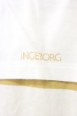 画像3: INGEBORG / セーラー襟ボーダー長袖Tシャツ  イエローストライプ T-25-12-22-003-LO-TS-SA-ZT (3)
