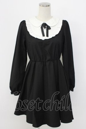 画像: Honey Cinnamon / 2022年福袋ワンピース  黒Ｘ白 T-25-12-22-031-LO-OP-SA-ZT