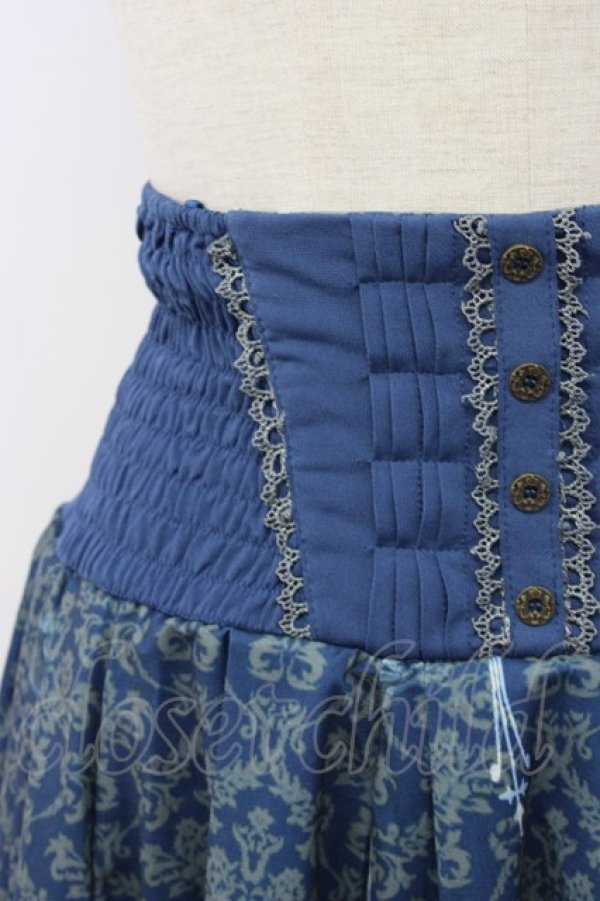 画像3: Ozz Croce / Tea Partyスカート  ブルー T-25-12-22-034-OO-SK-SA-ZT (3)