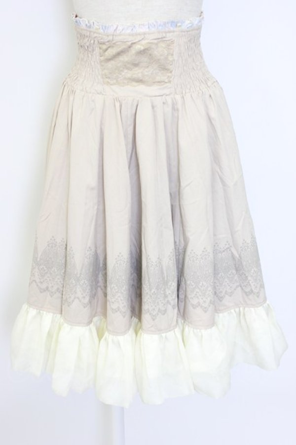 画像5: Ozz oneste / 気球柄スカート  ベージュ T-25-12-22-035-OO-SK-SA-ZT (5)