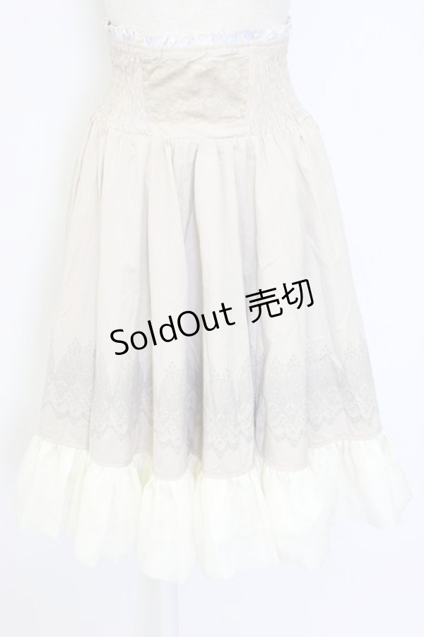 画像5: Ozz oneste / 気球柄スカート  ベージュ T-25-12-22-035-OO-SK-SA-ZT530 (5)