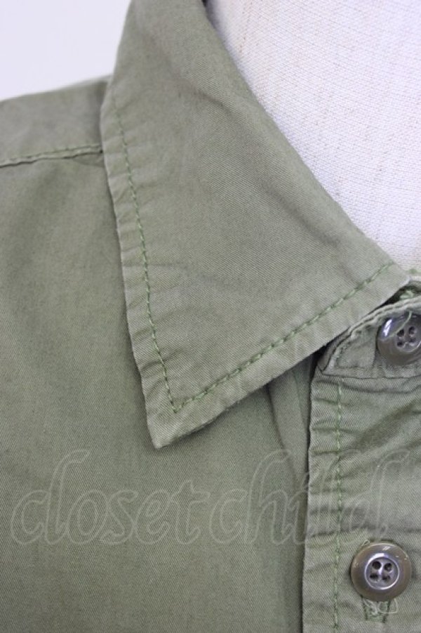 画像4: WORLD WIDE LOVE！(Rydia) / スタッズ長袖つなぎ  カーキ T-25-12-22-037-PU-OP-SA-ZT (4)