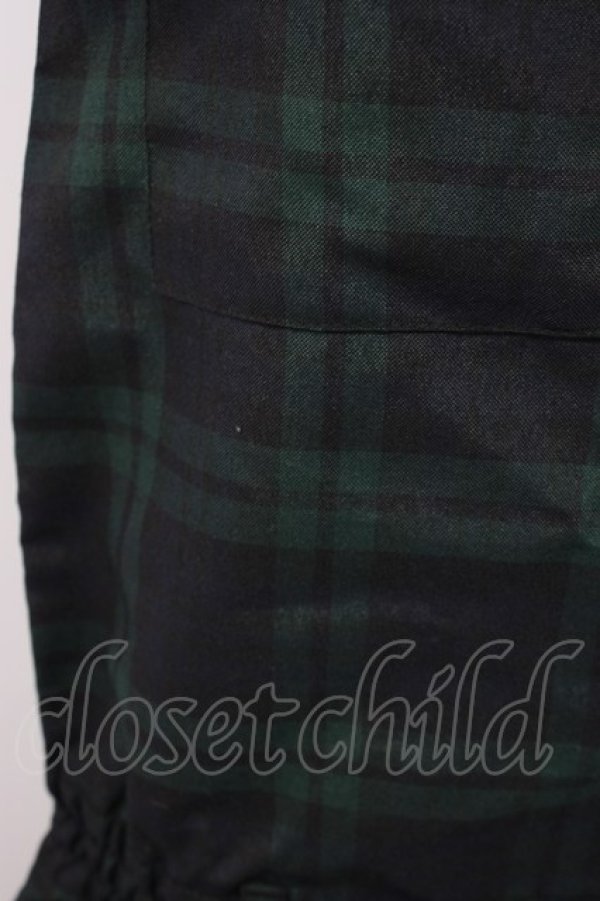 画像5: SUPER LOVERS / タータンチェックサロペット  グリーンＸ黒 T-25-12-22-038-PU-OP-SA-ZT (5)
