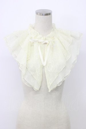 画像: axes femme / レースつけ襟  アイボリー T-25-12-22-042-AX-ZA-SA-ZT