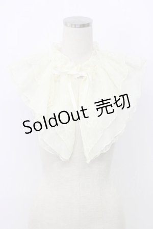 画像: axes femme / レースつけ襟  アイボリー T-25-12-22-042-AX-ZA-SA-ZT450