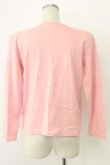 画像2: PINK HOUSE / ロゴ長袖Tシャツ  ピンク T-25-12-22-008-LO-TS-SA-ZT (2)