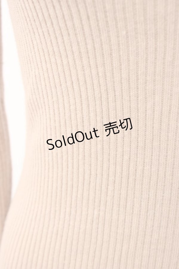 画像4: axes femme / ビジューボトルネックリブプルオーバー M ピンク T-25-12-22-009-AX-TO-SA-ZT (4)