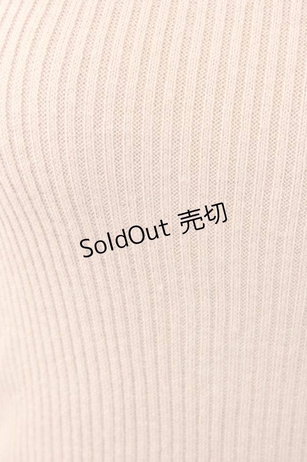 画像5: axes femme / ビジューボトルネックリブプルオーバー M ピンク T-25-12-22-009-AX-TO-SA-ZT (5)