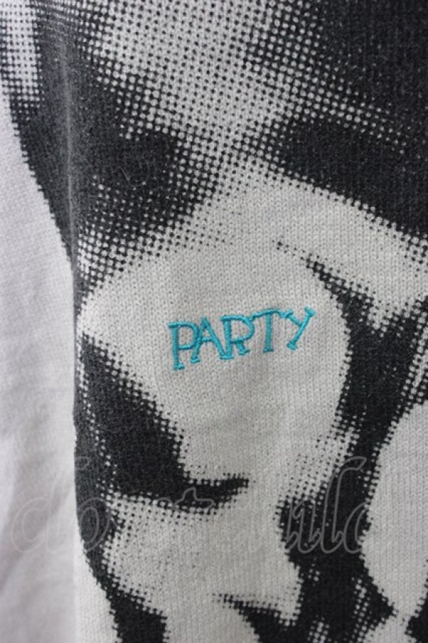 画像3: WORLD WIDE LOVE！(Rydia) / ドクロニットトップス  グレーＸ黒 T-25-12-22-011-PU-BL-SA-ZT (3)