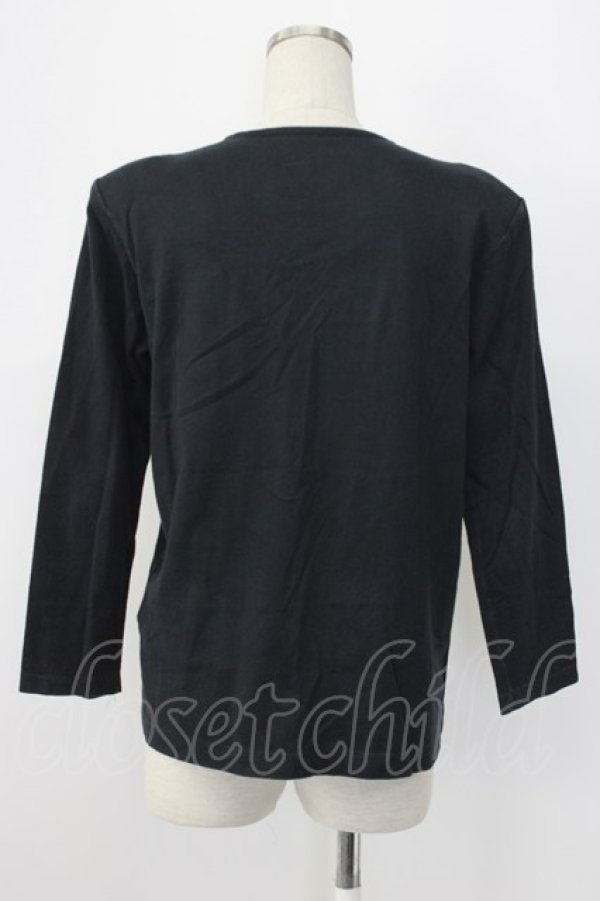 画像2: INGEBORG / ロゴ&リボンTシャツ  ブラック T-25-12-22-015-LO-TS-SA-ZT (2)