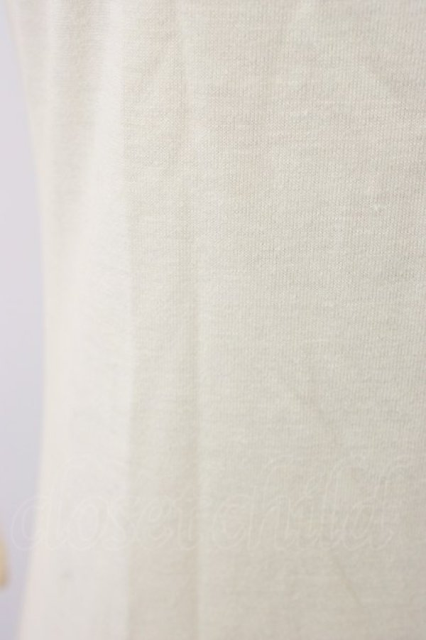 画像5: axes femme / 後ろ巻き薔薇レースカットソー  アイボリー T-25-12-22-002-AX-TO-SA-ZT (5)