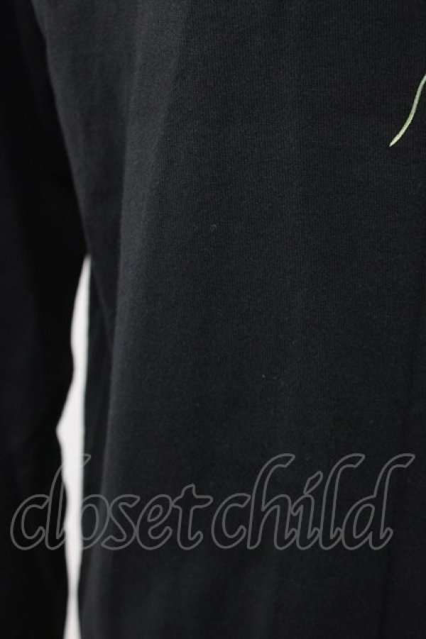画像5: WONDERFUL WORLD / リボン&クローバTシャツ  ブラック T-25-12-22-018-LO-TS-SA-ZT (5)