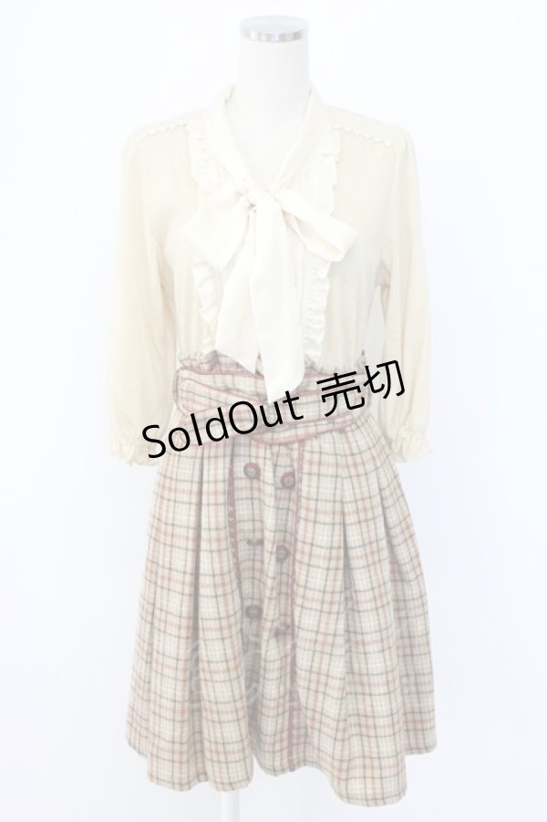 画像1: axes femme / カットソードッキングOP M ベージュ T-25-12-22-020-AX-OP-SA-ZT (1)