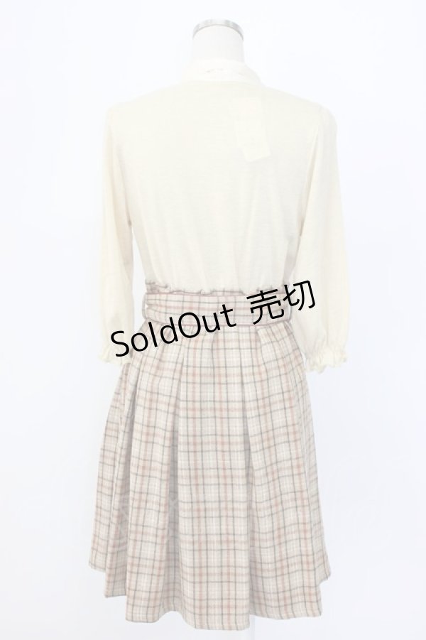 画像2: axes femme / カットソードッキングOP M ベージュ T-25-12-22-020-AX-OP-SA-ZT (2)