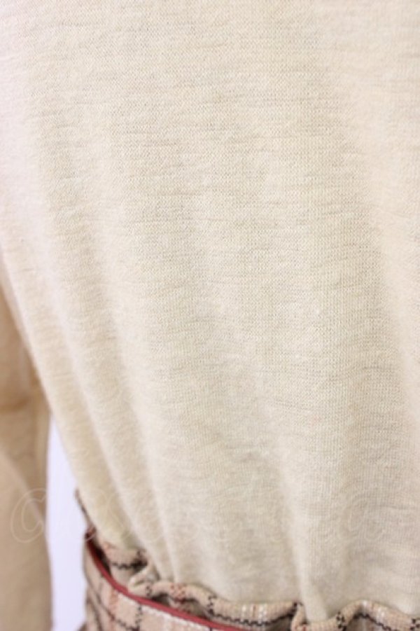 画像3: axes femme / カットソードッキングOP M ベージュ T-25-12-22-020-AX-OP-SA-ZT (3)