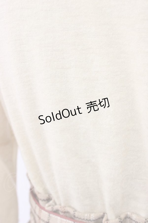 画像3: axes femme / カットソードッキングOP M ベージュ T-25-12-22-020-AX-OP-SA-ZT (3)