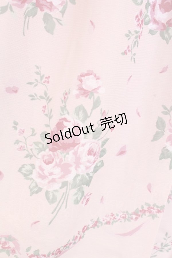 画像5: axes femme / チュール配色ブーケスカート  ピンク T-25-12-25-020-AX-SK-SA-ZT (5)