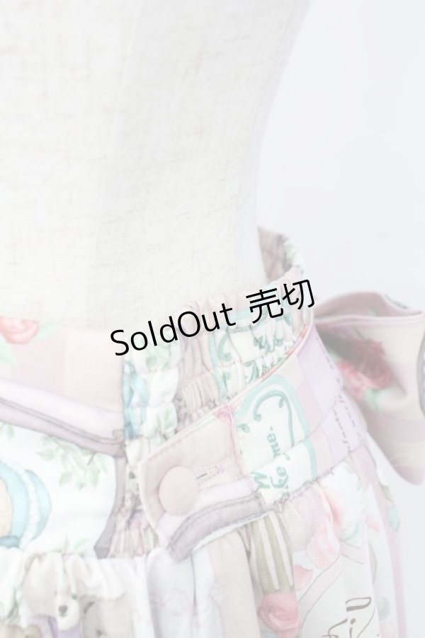 画像3: axes femme Kawaii / ティティ×ベアファミリースカート  ピンク T-25-12-25-022-AX-SK-SA-ZH (3)