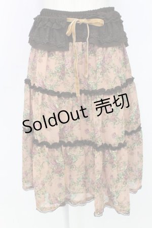 画像: axes femme / 花柄2WAYスカート M アワピンク T-25-12-25-025-AX-SK-SA-ZT436