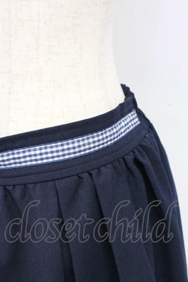 画像3: axes femme POETIQUE / メルヘン刺繍スカート  ネイビーＸ白 T-25-12-25-028-AX-SK-SA-ZT (3)