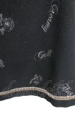 画像5: axes femme / 刺繍&編み上げスカート M ブラック T-25-12-25-029-AX-SK-SA-ZT (5)