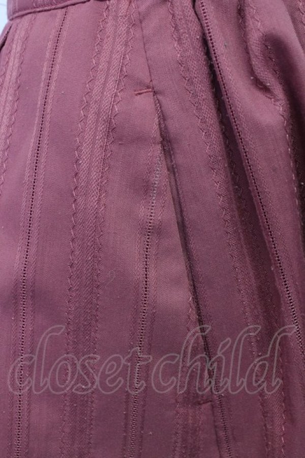 画像5: axes femme / カラミストライプキュロット  ピンク T-25-12-25-033-AX-PA-SA-ZT (5)