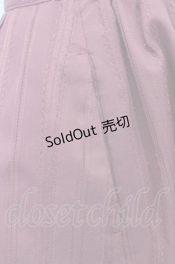 画像5: axes femme / カラミストライプキュロット  ピンク T-25-12-25-033-AX-PA-SA-ZT (5)