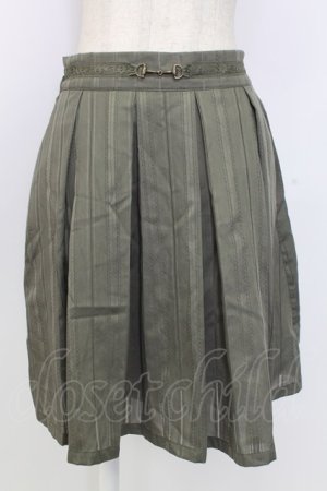 画像: axes femme / カラミストライプキュロット  カーキ T-25-12-25-034-AX-PA-SA-ZT