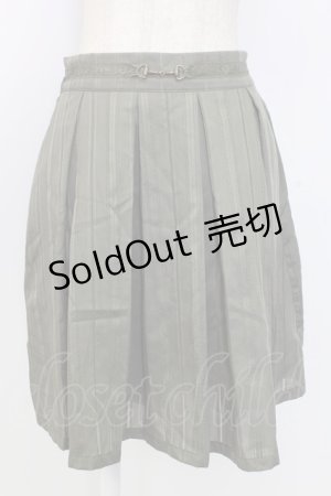 画像: axes femme / カラミストライプキュロット  カーキ T-25-12-25-034-AX-PA-SA-ZT458