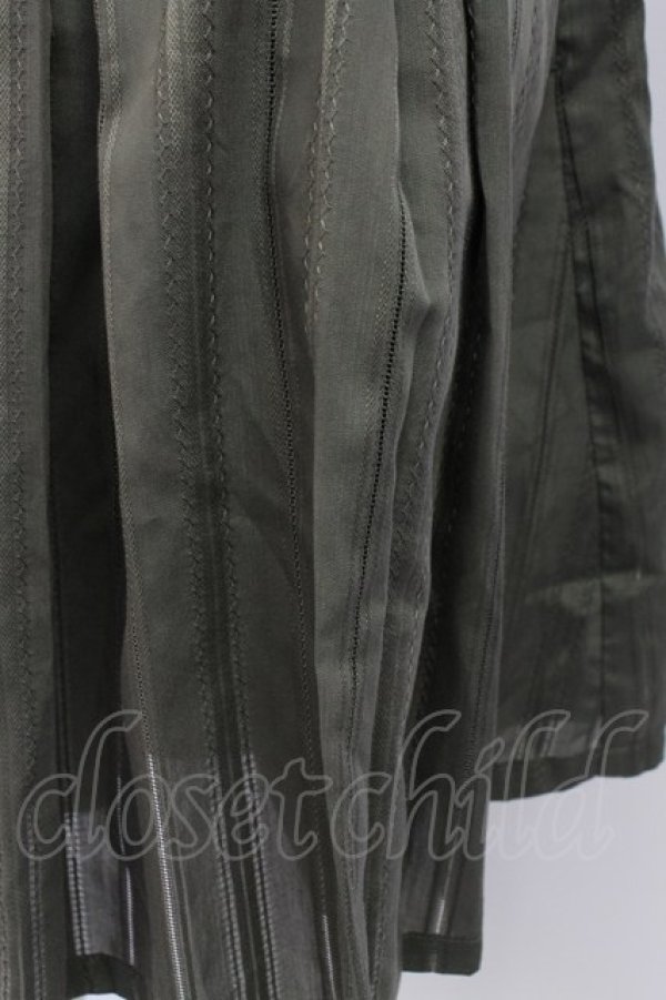 画像4: axes femme / カラミストライプキュロット  カーキ T-25-12-25-034-AX-PA-SA-ZT (4)